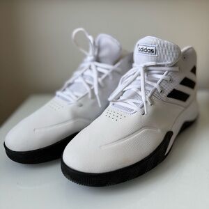 ADIDAS Own The Game Men’s Shoes 11.5 White Black EE9631 2019 Cloudfoam Sneakers